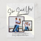 Papier Elle A Dit Oui! (Devant)