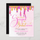 Papier Elle a été prise en glace mariage Shower (Devant / Derrière)