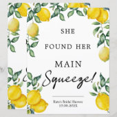 Papier Elle a trouvé sa Fête des mariées principale de ci (Devant / Derrière)