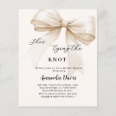 Papier Elle est en train de nouer l'arc de noeud de l'inv (Devant)