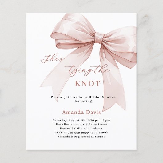 Papier Elle est en train de nouer l'arc de noeud de l'inv (Devant)