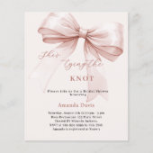 Papier Elle est en train de nouer l'arc de noeud de l'inv (Devant)