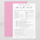 Papier Ellesmere Comment Bien Connaissez-Vous Le Jeu De M (Devant / Derrière)