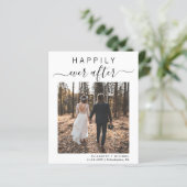 Papier Elopement Heureux Jamais après le Faire-part Maria (Debout devant)