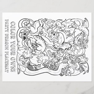 Papier Emballé Dans Les Dragons De Partie Couleur Votre P