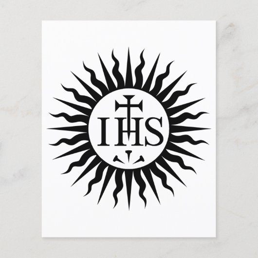 Papier Emblème de la Société de Jésus (Devant)