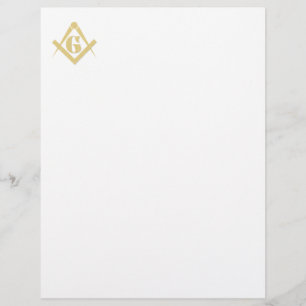 Papier emblème maçonnique