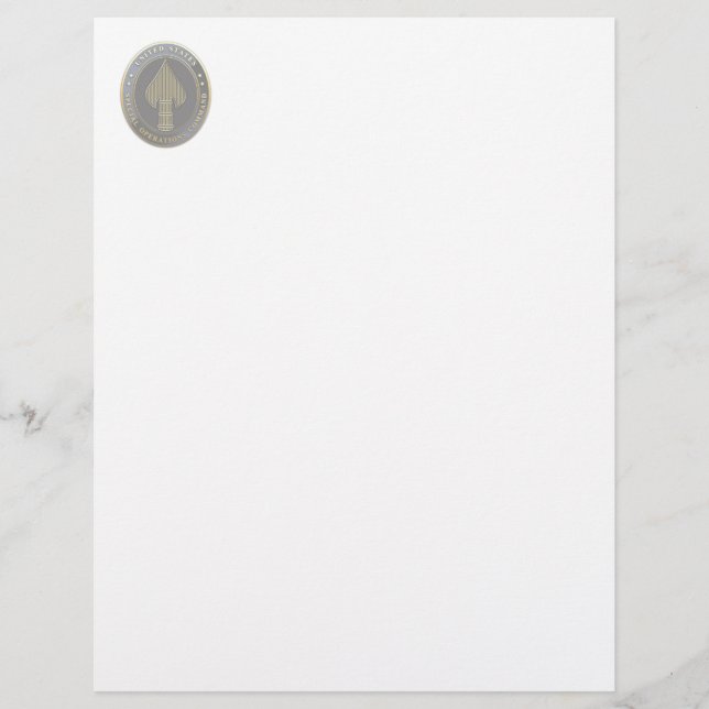 Papier Emblème USSOCOM (Devant)