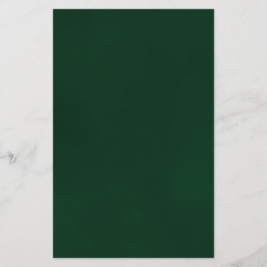 Papier Emerald Green Rose Faire-part de mariage BUDGET (Dos)