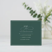 Papier Emerald RSVP (Debout devant)
