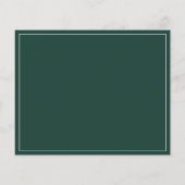 Papier Emerald RSVP (Dos)