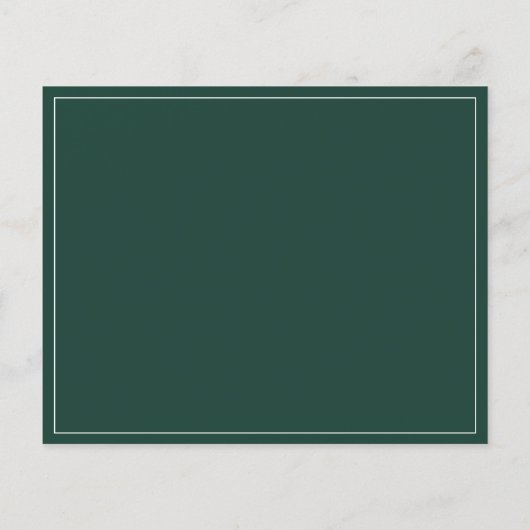 Papier Emerald RSVP (Dos)