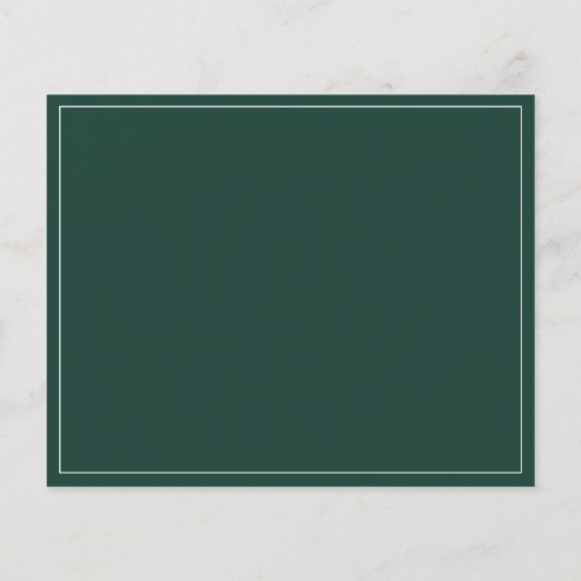 Papier Emerald RSVP (Dos)