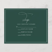 Papier Emerald RSVP (Devant)