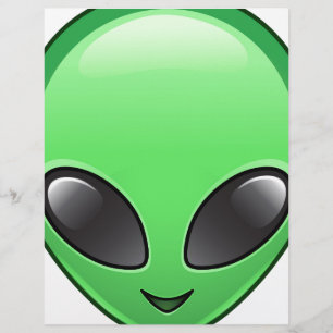 Papier émoticône alien