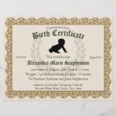 Papier Empreinte commémorative Empreinte Certificat de na (Devant)