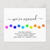 Papier Empreinte de patte de déplacement de Faire-part co (Devant)