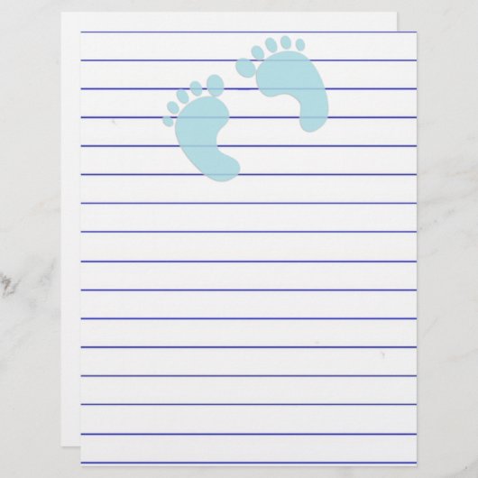 Papier Empreintes bébé (Devant / Derrière)