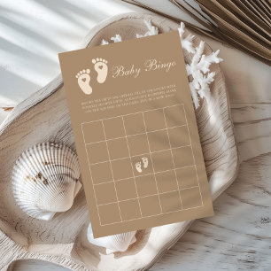 Papier Empreintes Brown Sexe Révéler Bingo Bébé Jeu