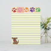 Papier Empreintes de pattes (Debout devant)