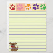 Papier Empreintes de pattes (Devant / Derrière)