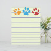 Papier Empreintes de pattes (Debout devant)
