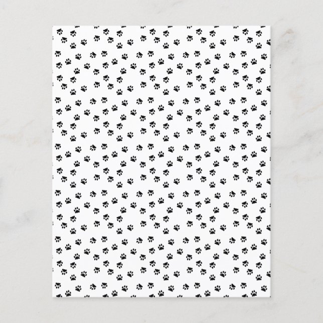 Papier empreintes de pattes (Devant)