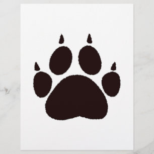 Papier Empreintes de pattes de chat