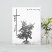 Papier En deuil silencieux - arbre sur la prairie 2.0 (Debout devant)