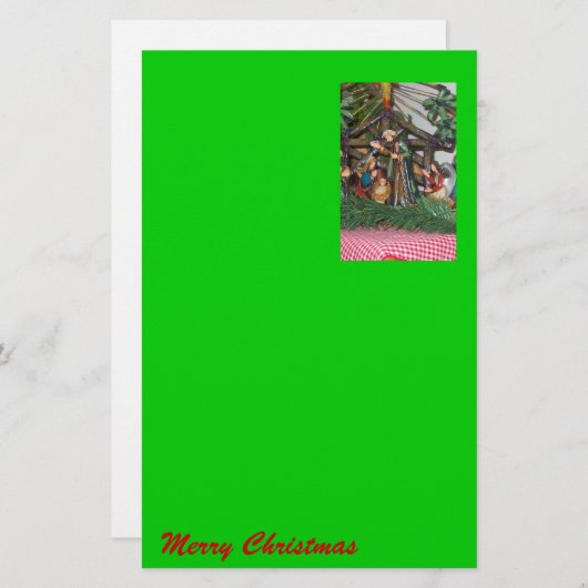 Papier en kerst (Voorkant / Achterkant)