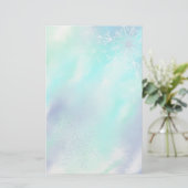 Papier- en kousenvlokken briefpapier (Staand voorkant)