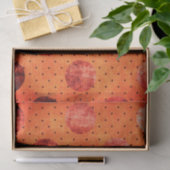 Papier en papier de soie à point de polka à look o (Cadeau)