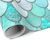 Papier en pastel d'emballage cadeau de filles de (Coin rond)