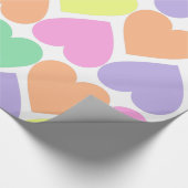 Papier en pastel d'enveloppe de cadeau de coeurs (Coin)