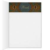 Papier en soie ~ Carte / Invitations (Intérieur (Droit))