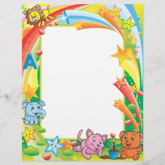Papier En-tête Animal Fun