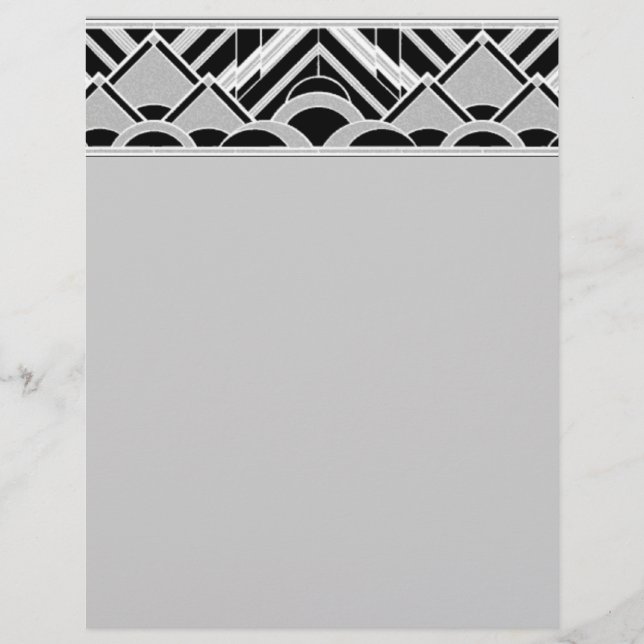 Papier En-tête Art déco (Devant)