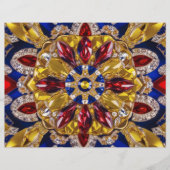 Papier En-tête avec Colombie Colours Design (Devant)