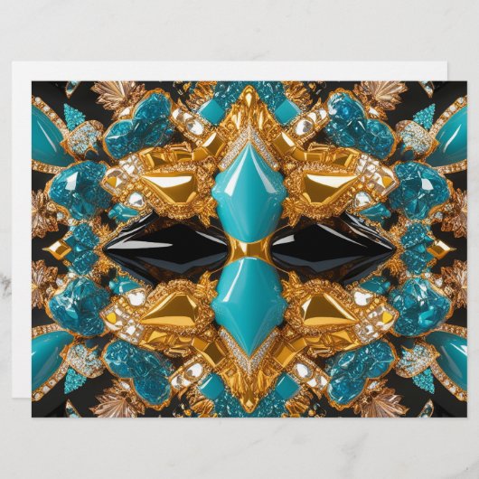 Papier En-tête avec conception des couleurs Bahamas (Devant / Derrière)