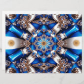 Papier En-tête avec design aux couleurs argentines (Devant / Derrière)