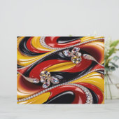 Papier En-tête avec design aux couleurs belges (Debout devant)