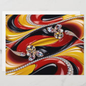 Papier En-tête avec design aux couleurs belges (Devant / Derrière)