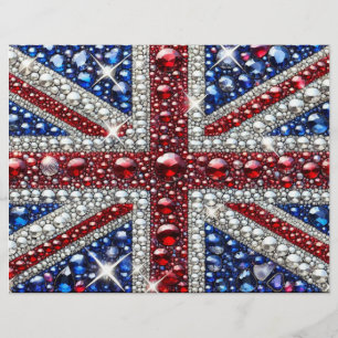 Papier En-tête avec design aux couleurs britanniques