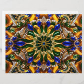 Papier En-tête avec design couleur Brésil (Devant / Derrière)