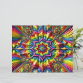 Papier En-tête avec design couleur LGBTQ (Debout devant)