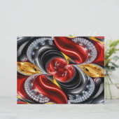 Papier En-tête avec design de couleurs allemandes (Debout devant)