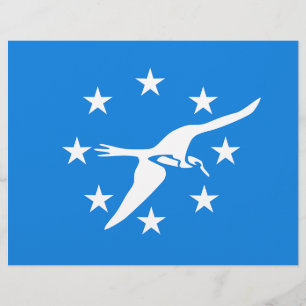 Papier En-tête avec Drapeau de Corpus Christi, USA