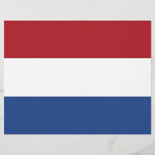 Papier En-tête avec Drapeau de Pays-Bas