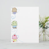 Papier En-tête Cupcake (Debout devant)