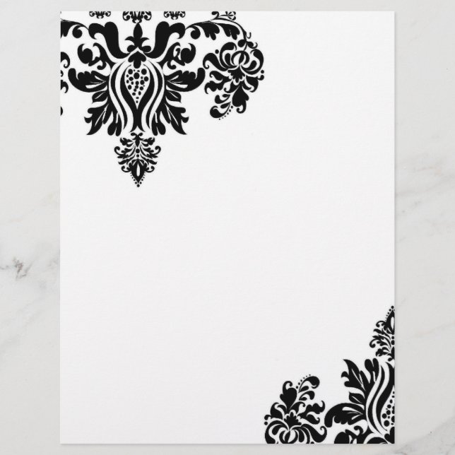 Papier En-tête Damask (Devant)